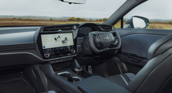 Lexus RZ interior military discount forces cars direct